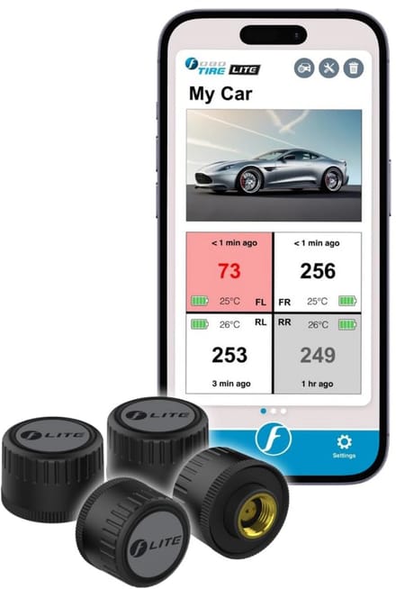 Intelligente Bandenspanningsmonitor voor Real-time Veiligheid en Lekdetectie