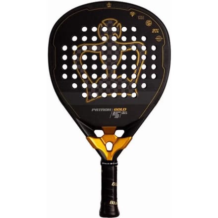 Paddle racket Black Crown Patron Gold
