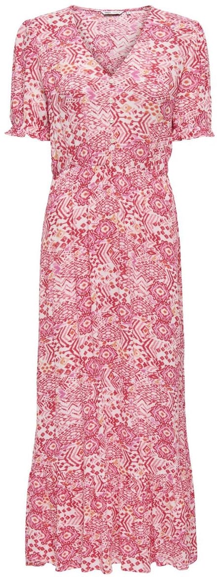 ONLY - ONLCHIANTI S/S LONG DRESS WVN NOOS - Dames - Maxi jurken