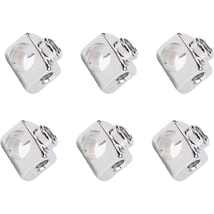 6 Stuks Naaimachine Naaldklem RVS Multifunctionele Naaldclip Vervanging white