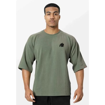 Gorilla Wear Russell Oversized T-shirt - Groen - S
