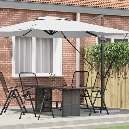 vidaXL - Roma - Parasol - Rechthoekig - 286 - x - 284 - x - 265 - cm