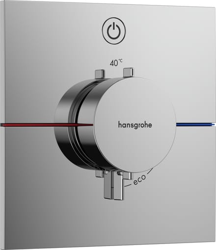 Hansgrohe ShowerSelect Comfort E Thermostaat - inbouw - 1 functie - hoogglans chroom