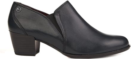 Tamaris lederen schoenen marineblauw - 38