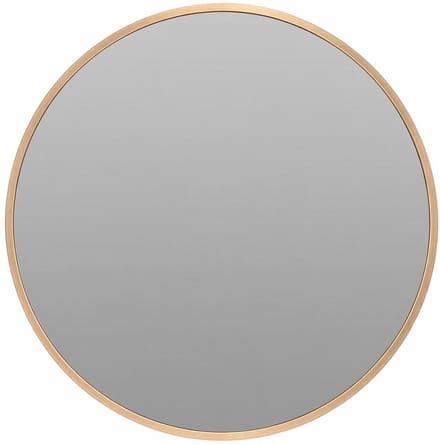 H&S Collection Spiegel Florence - D60 cm - aluminium - goud - wandspiegel