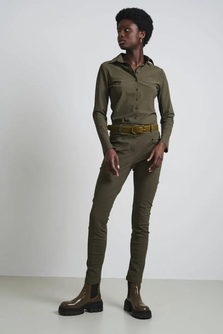 Jumpsuit Diana Easy Wear Technical Jersey | Army - Army / M