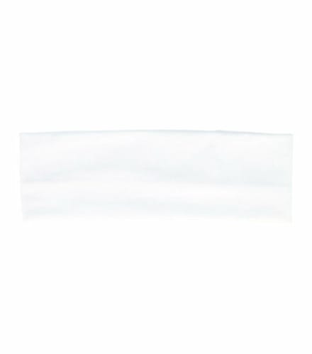 Haarsoires Haarband stof - Golvend randje 9cm - Wit