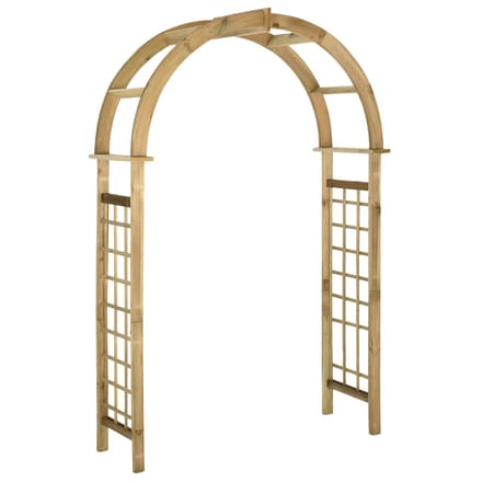 Arche de jardin en bois de pin traité sous pression vert