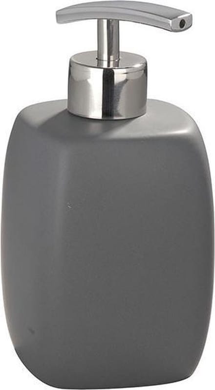 Zeepdispenser Wenko Faro 7x15x7cm Keramiek Grijs