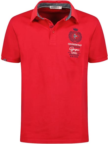 Geographical Norway Heren Expedition Polo Kauri Rood - S