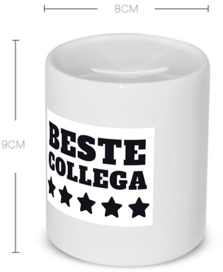 Akyol - beste collega Spaarpot - Beste collega - teamgenoot - cadeau - 350 ML inhoud