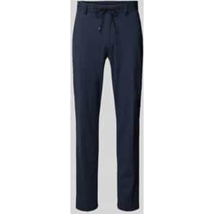 Slim fit kostuumbroek met trekkoord model 'GENIUS'