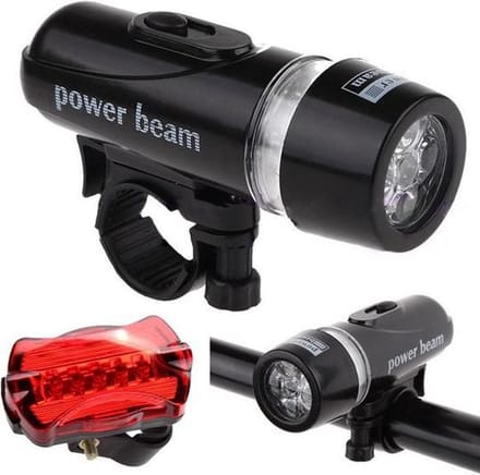 Fietslicht set - Koplamp - Rood licht - Voorlamp - Achterlamp - Fietsen