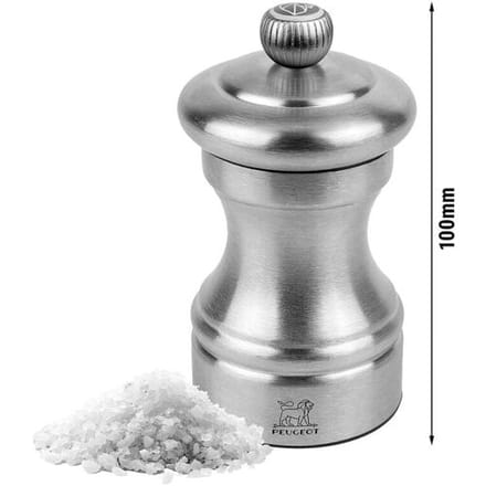 (6 stuks) PEUGEOT BISTRO HORECA Chef - Zoutmolen - RVS - Hoogte: 100mm