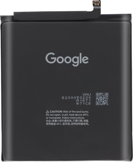 Google, Interne batterij voor Google Pixel 9 Pro 4700mAh model GWRL2, Zwart