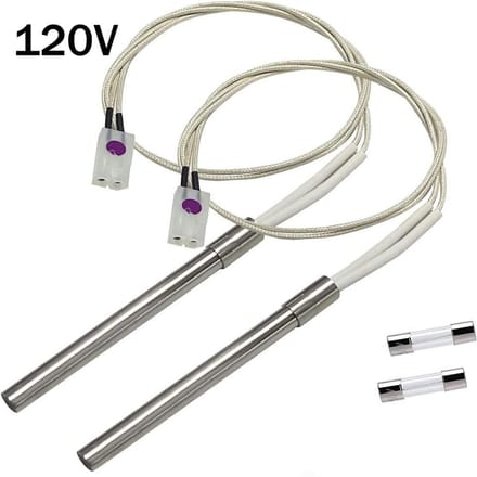 2 stuks Hot Rod Ontsteker Ontsteker Kit Set Voor Pit Boss Houtpellet Grill Accessoires gray