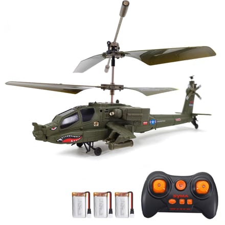 SYMA S109H afstandsbediening helikopter met dubbele propeller 2.4GHz afstandsbediening drone hoogte 3 battery donkergroene kleur