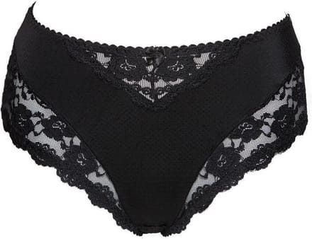 Plaisir - Beate - midi slip - zwart - maat 56