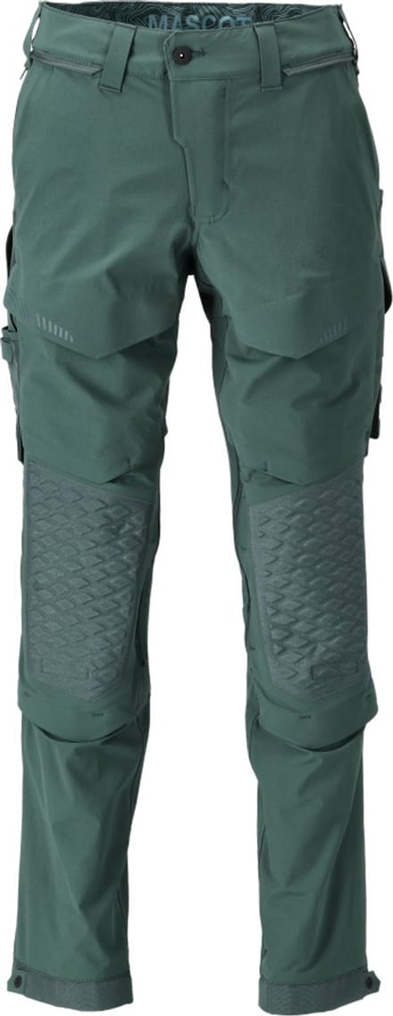Mascot Customized Broek met kniezakken 22279-605 - Bosgroen - C48 - 76