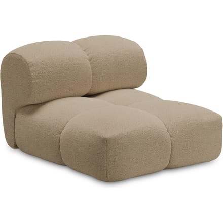 Objekte unserer Tage zander Sofa Loungechair - Hug Me 071 Sand