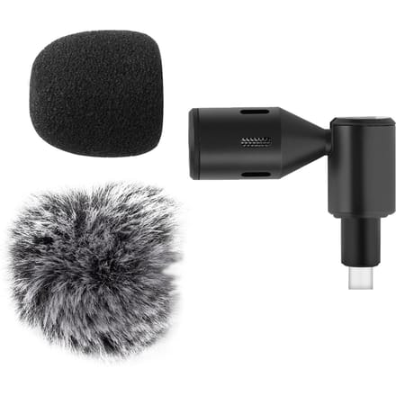 Mini-plug-in smartphone-microfoon Mobiele telefoon-microfoon Cardioïde pickup Type-C-stekker 90° hoek Type-C Plug
