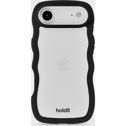 Holdit Wavy Case voor de Apple iPhone Air - Black / Transparent