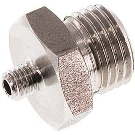 G 1 1/2'' x G 1 1/4'' RVS Borstnippel 40 Bar - FL2S-M-ST-112G-114G