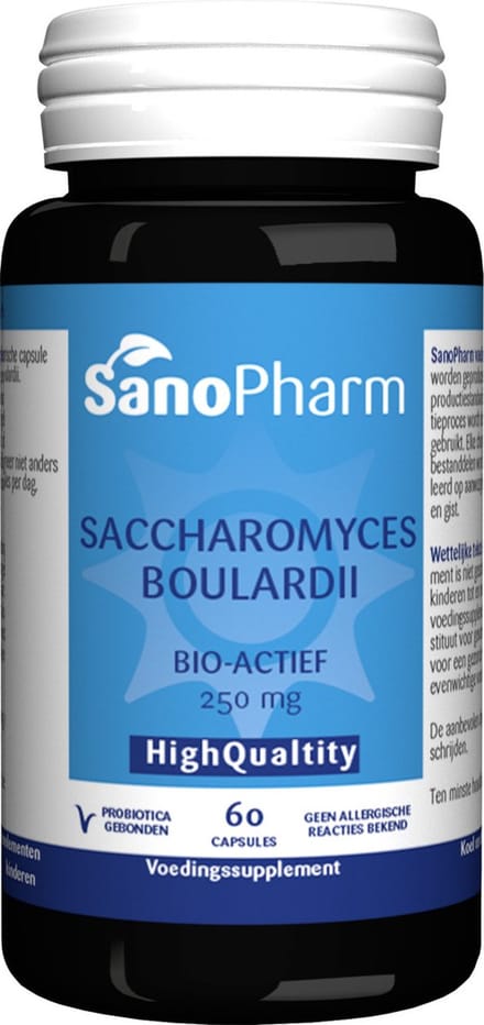 SanoPharm Saccharomyces Boulardii - 60 capsules