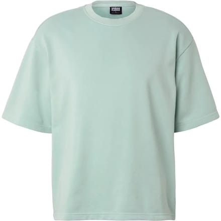 Urban Classics - Heavy Washed Boxy Heren Tshirt - S - Mintgroen