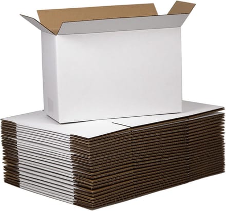 Verzenddoos 12x5x8 Inch Eéngevels Golfkarton 25 Stuks