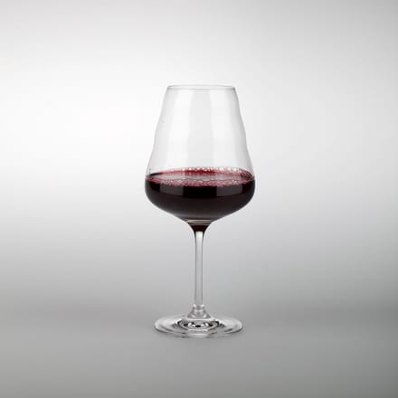Vitaal wijnglas met Bloem des Levens, mondgeblazen, Nature's Design