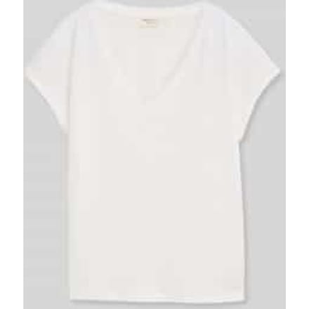 Tom Tailor Denim - T-shirt van katoen - Maat M - off white