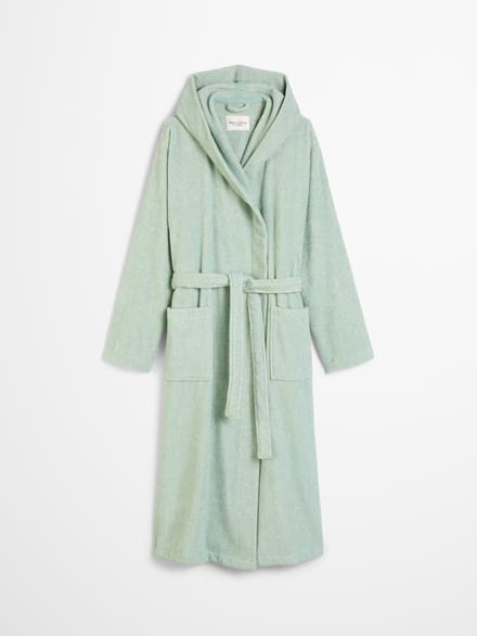 Marc O'Polo Timeless Women Melange Badjas Aquamarine - S