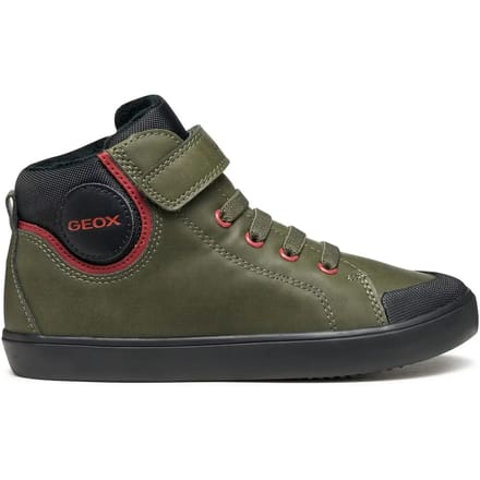 GEOX GISLI JONGENS Sneakers - DONKERGROEN/ZWART