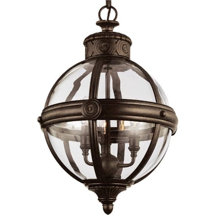 Feiss LED Kroonluchter | 3X E14 Max 60W | Dimbaar | British Bronze