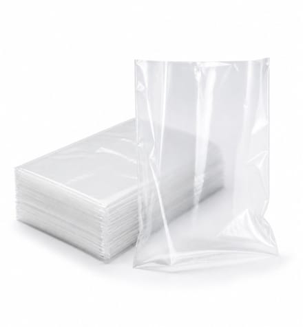 Inpakr Transparante LDPE Zakken met Zijvouw - 1000 Stuks - 14 x 4 x 35 cm - 20 Micron