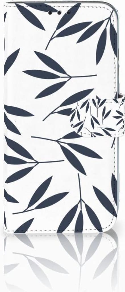 Honor 10 Lite Hoesje Leaves Blue