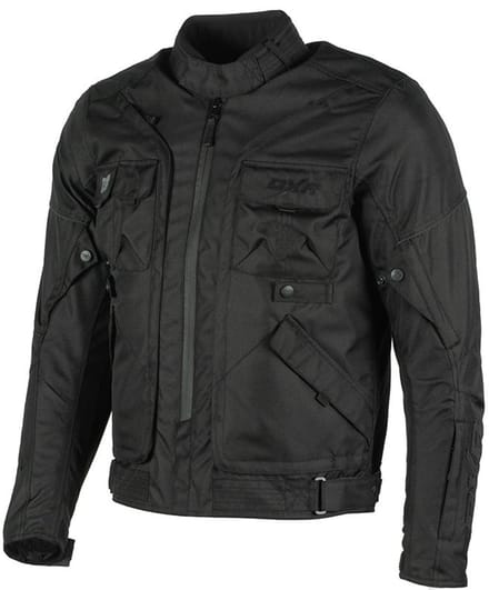 MOTOBLOUZ Motorjas D-JACKET Mannen| Middenseizoen|Zwart M CE-gekeurd