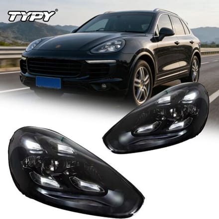 TYPY LED-koplampen voor Porsche Cayenne 958.2 2015-2018, Upgrade 2020, LED PDLS Matrix-koplampen