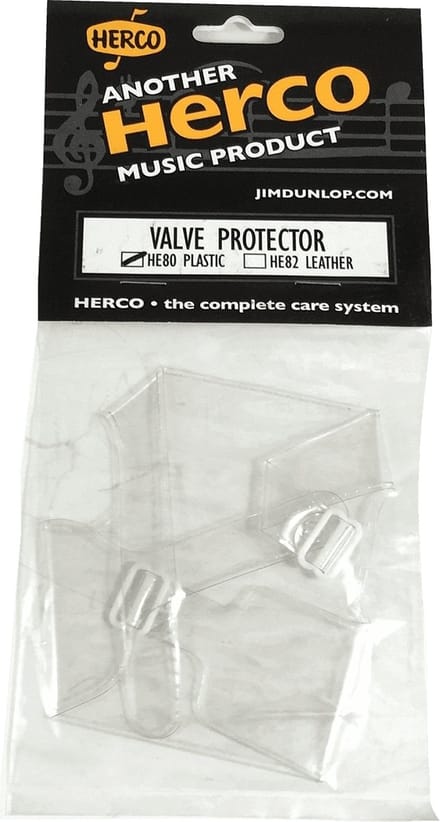 Herco Transparent nylon piston protector for trumpet - transparante nylon ventielbeschermer voor trompet
