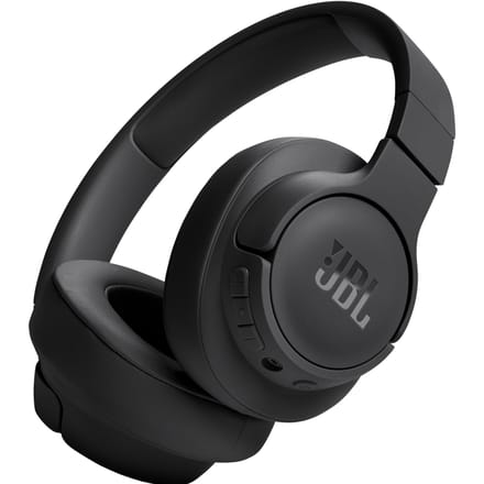 JBL Tune 720BT Over Ear koptelefoon Draadloos, Bluetooth, Kabel Stereo Zwart Volumeregeling, Microfoon uitschakelbaar (mute) HiFi