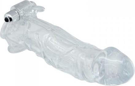 Penissleeve met Vibratie - Transparant