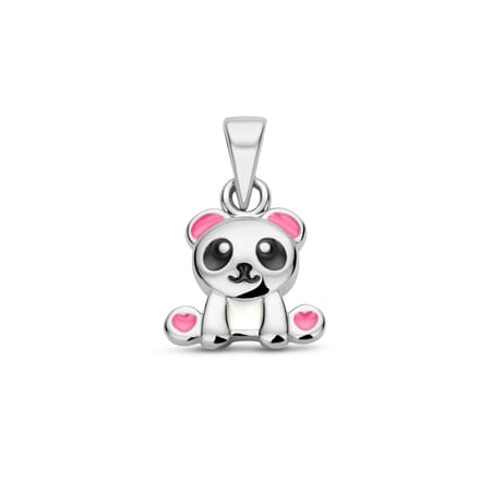 Hanger Panda Zilver Gerhodineerd