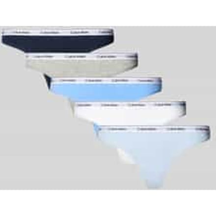String met elastische tailleband in 5-pack