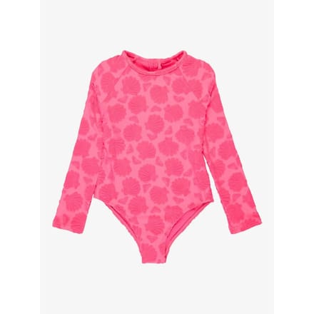 Eéndelige zwempak met lange mouwen voor meisje Roxy Shell Dream