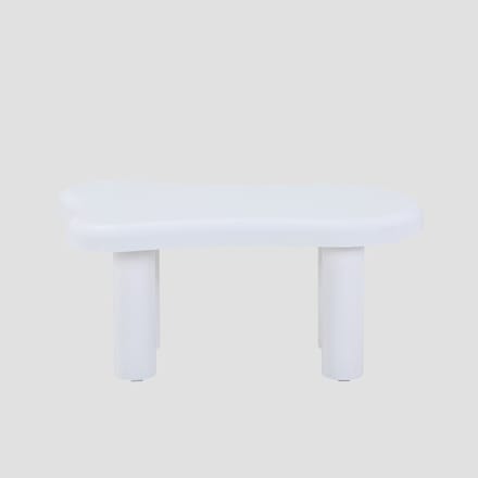 HOMLA - Coffee table - ALTO - lacquered white - 100x60x45 cm