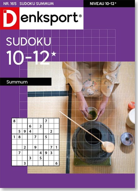 Denksport Puzzelboek Sudoku 10-12* summum, editie 165