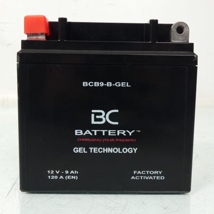 Batterie SLA BC Battery pour Auto Piaggio YB9-B / 12V 9Ah Neuf
