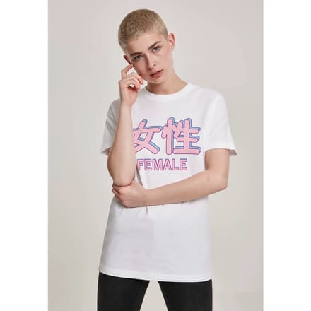 Urban Classics Dames Tshirt -M- Female Wit