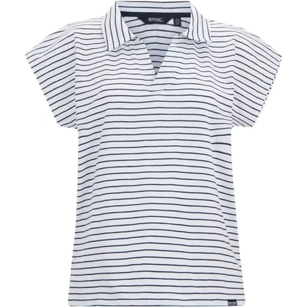 Dames Lorana T-shirt met kraag en korte mouwen